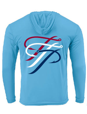 TTP BACK/SLEVE BIMINI BLUE HOODIE