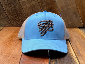 TTP Columbia Blue/ Khaki / Leather Cut Out