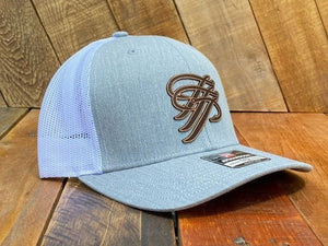 TTP Heather Grey/ Leather Patch Cut Out