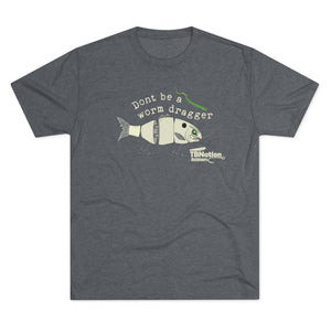 Worm Dragger-T-Shirt-Tri-Blend Premium Heather-S-5-Tiny Boat Nation