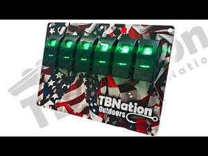 TBNation Switch Panel | Assorted Colors | 6 gang rocker switch panels