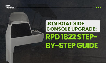 A step-by-step guide shows how to install a side console on an RPD 1822 Jon boat, improving steering layout, comfort, and onboard control for fishing and utility use.