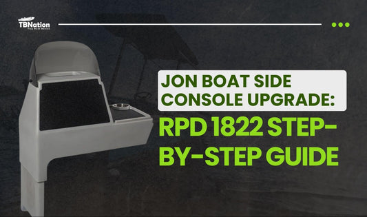A step-by-step guide shows how to install a side console on an RPD 1822 Jon boat, improving steering layout, comfort, and onboard control for fishing and utility use.