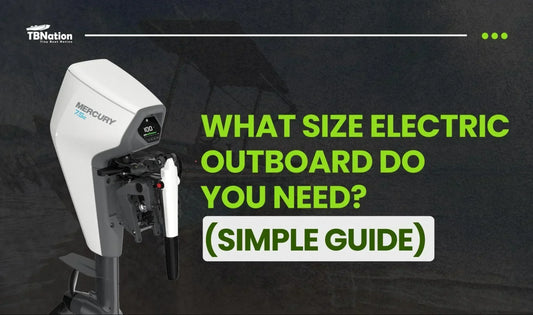 Image illustrating factors to consider when choosing the size of an electric outboard motor for your boat.