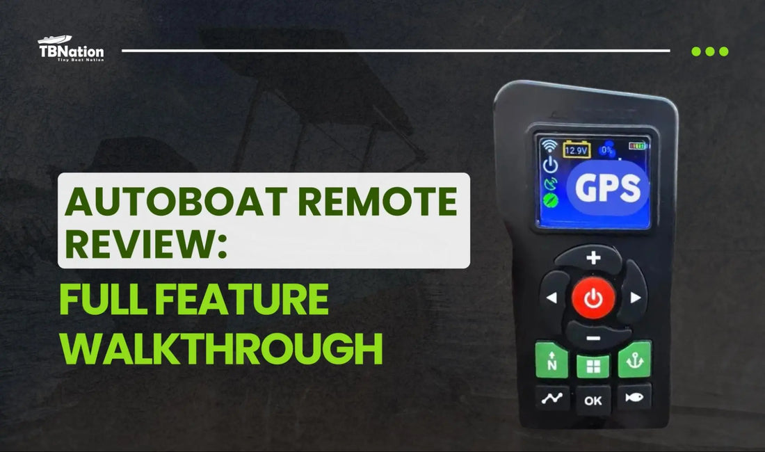Comprehensive walkthrough of the Autoboat remote, highlighting its features and performance in a detailed review.