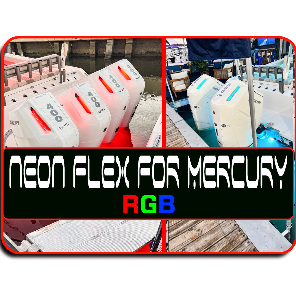 Neon Flex for Mercury 450 Outboard Cowling - 12V RGB LED