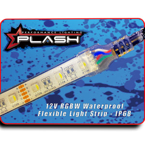 Waterproof Flexible Light Strip - IP68 - 12V RGBW Color Changing
