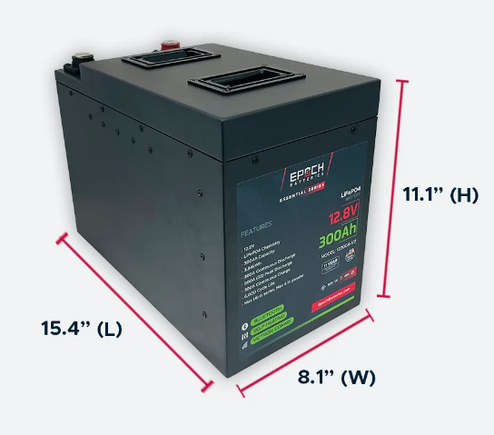 12V 300AH V2 LiFePO4 Battery with Victron Comms, Heated & Bluetooth Features-Marine Battery-1-Tiny Boat Nation