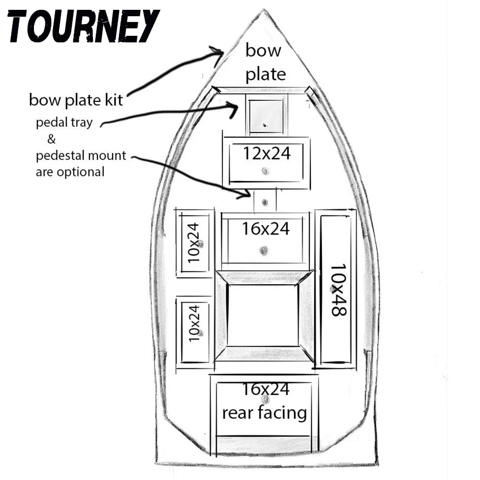 14-16ft V hull jon Boat build kit