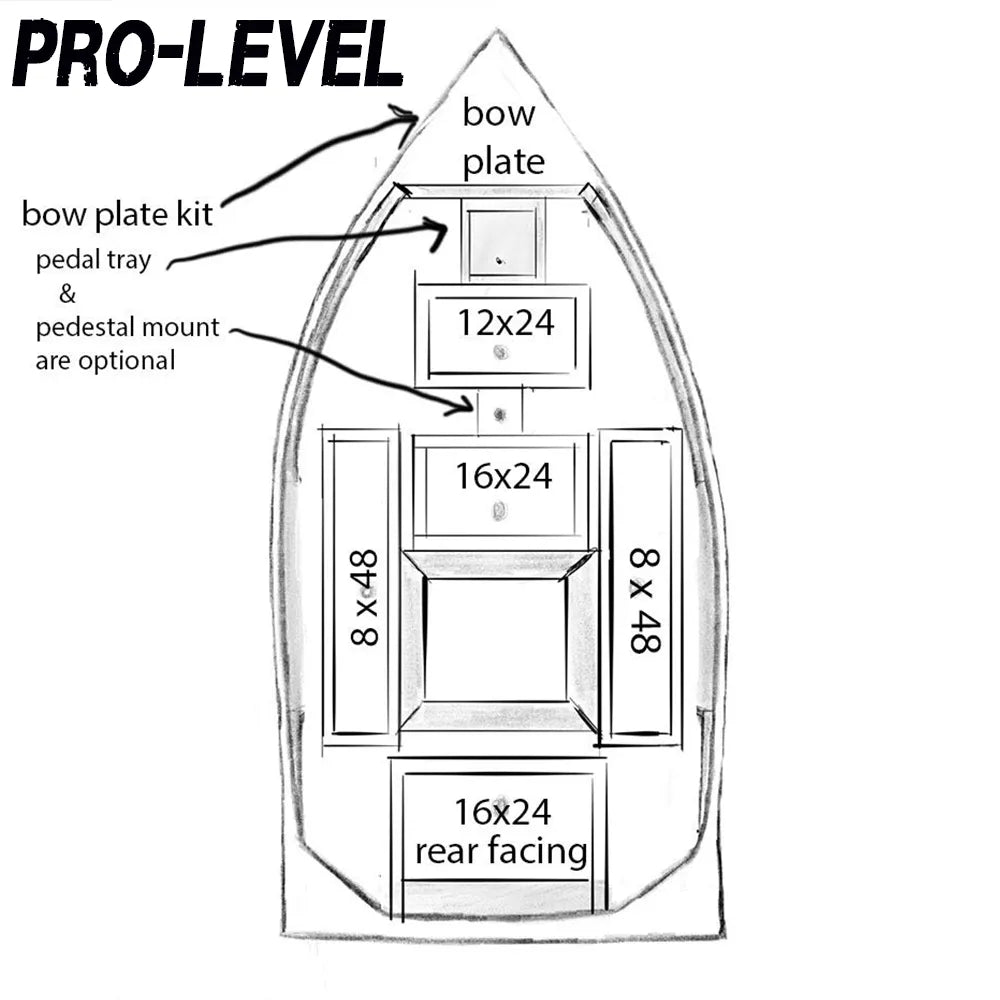 14-16ft V hull jon Boat build kit