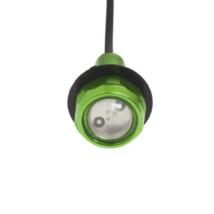 2-Piece Super Bright LED Button Light Kit-Green-6-Tiny Boat Nation