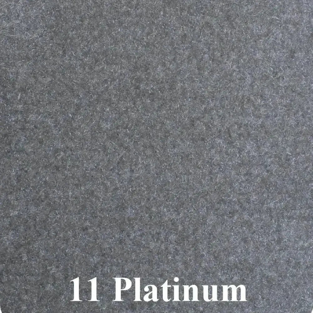 Close-up of 20 oz Platinum marine-grade premium cut pile boat carpet, soft and durable.