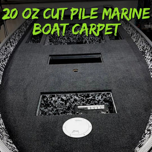 20 oz Cut Pile Marine Grade Premium Boat Carpet-Decking-1-Tiny Boat Nation