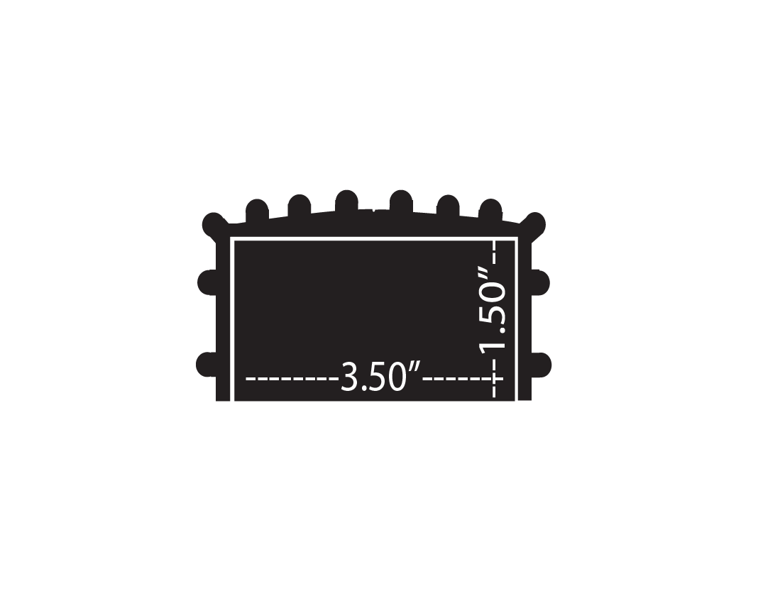 Gatorbak XP synthetic bunk cover in smoke for 2x4 flat bunks, with ribbed texture and end cap.