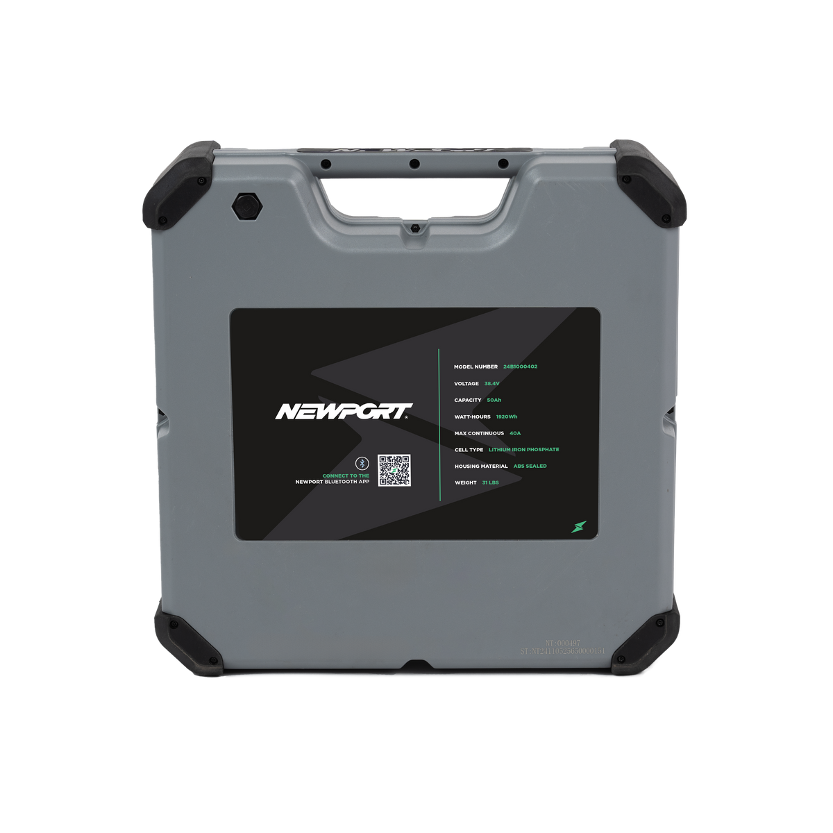 36V 50Ah Newport LoPRO Lithium LiFePO4 Battery-Lithium Batteries-Newport Vessels-Tiny Boat Nation