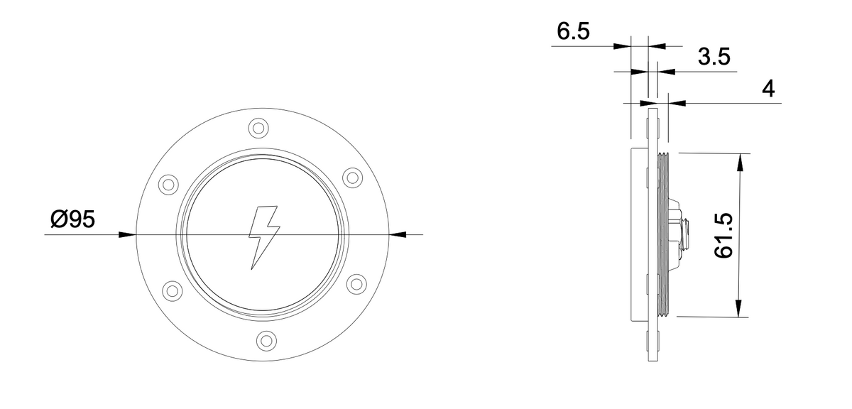 400 Series Waterproof Wireless Charger