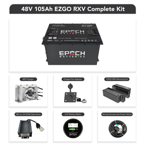 48V 105Ah Golf Cart Battery Complete Kit - Lithium (LiFePO4)