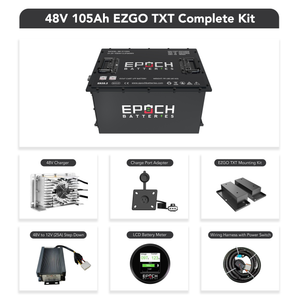 48V 105Ah Golf Cart Battery Complete Kit - Lithium (LiFePO4)