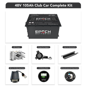 48V 105Ah Golf Cart Battery Complete Kit - Lithium (LiFePO4)