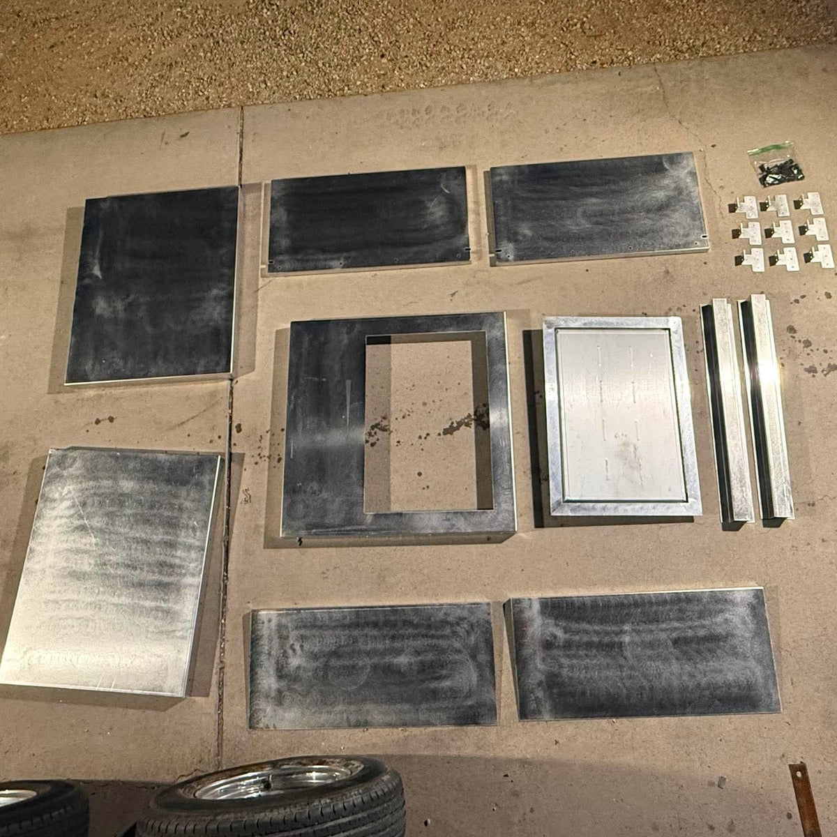 Tiny Boat Nation's aluminum Deck in a Box kit for jon boats, ready for fast, DIY installation.