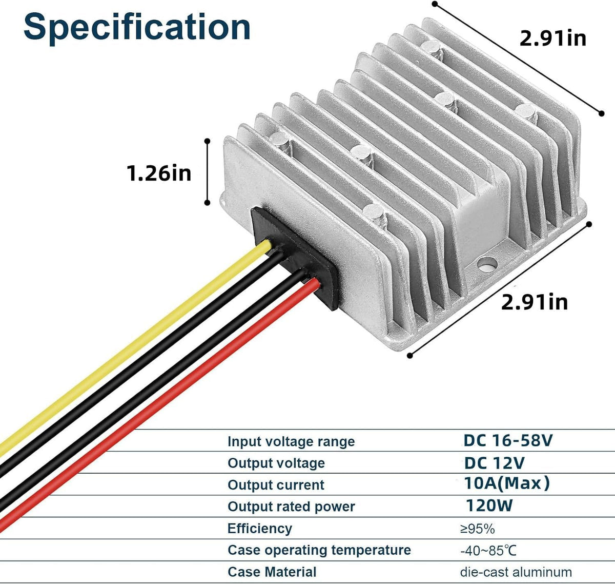 48V to 12V (10A) Voltage Reducer