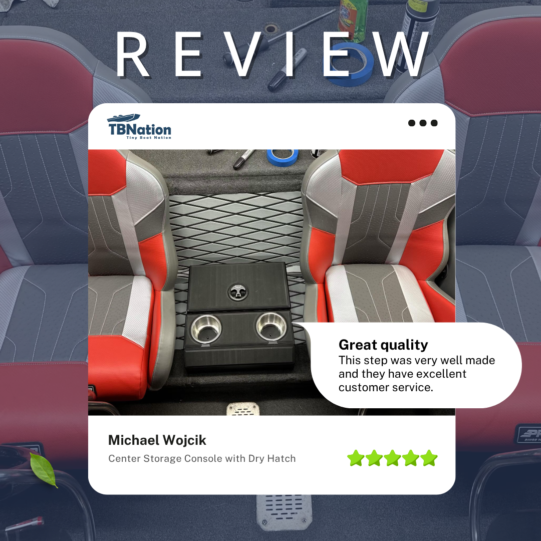 Center Storage Console with Dry Hatch