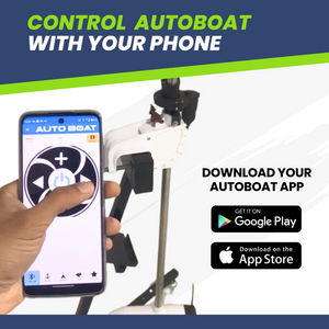 Autoboat GPS Trolling Motor Spot Lock Remote Phone App Anrdoid Apple