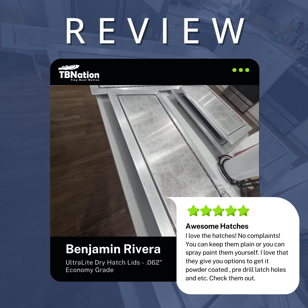 UltraLite Dry Hatch Lids - .062&quot; Economy Grade