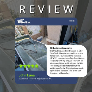 Aluminum Transom Replacement Kit