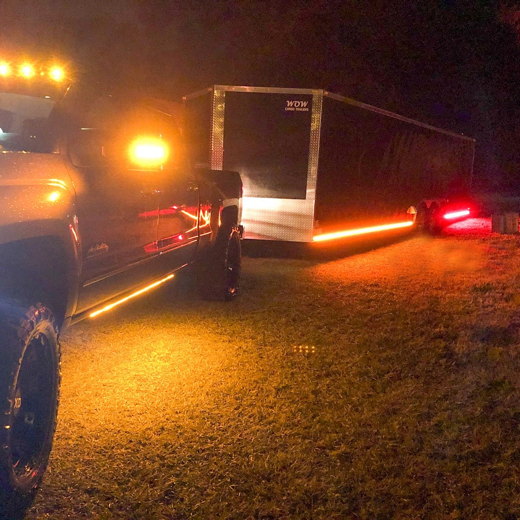 Waterproof Flexible Light Strip - IP68 - 12V Amber