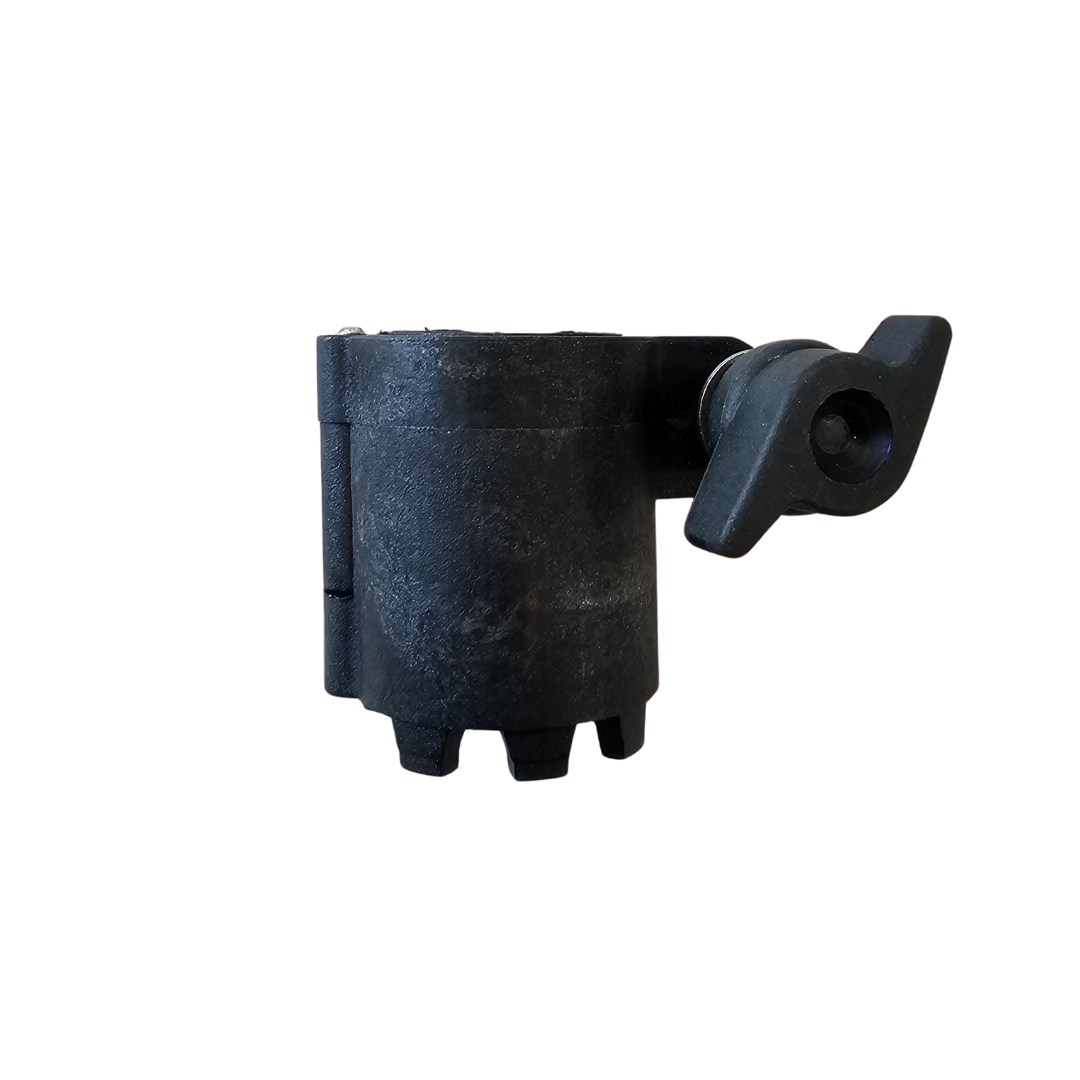 Black textured plastic Autoboat Depth Regulator with a wing nut adjustment.