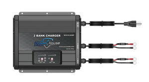 Power House Waterproof Multi-Bank Lithium Battery Chargers