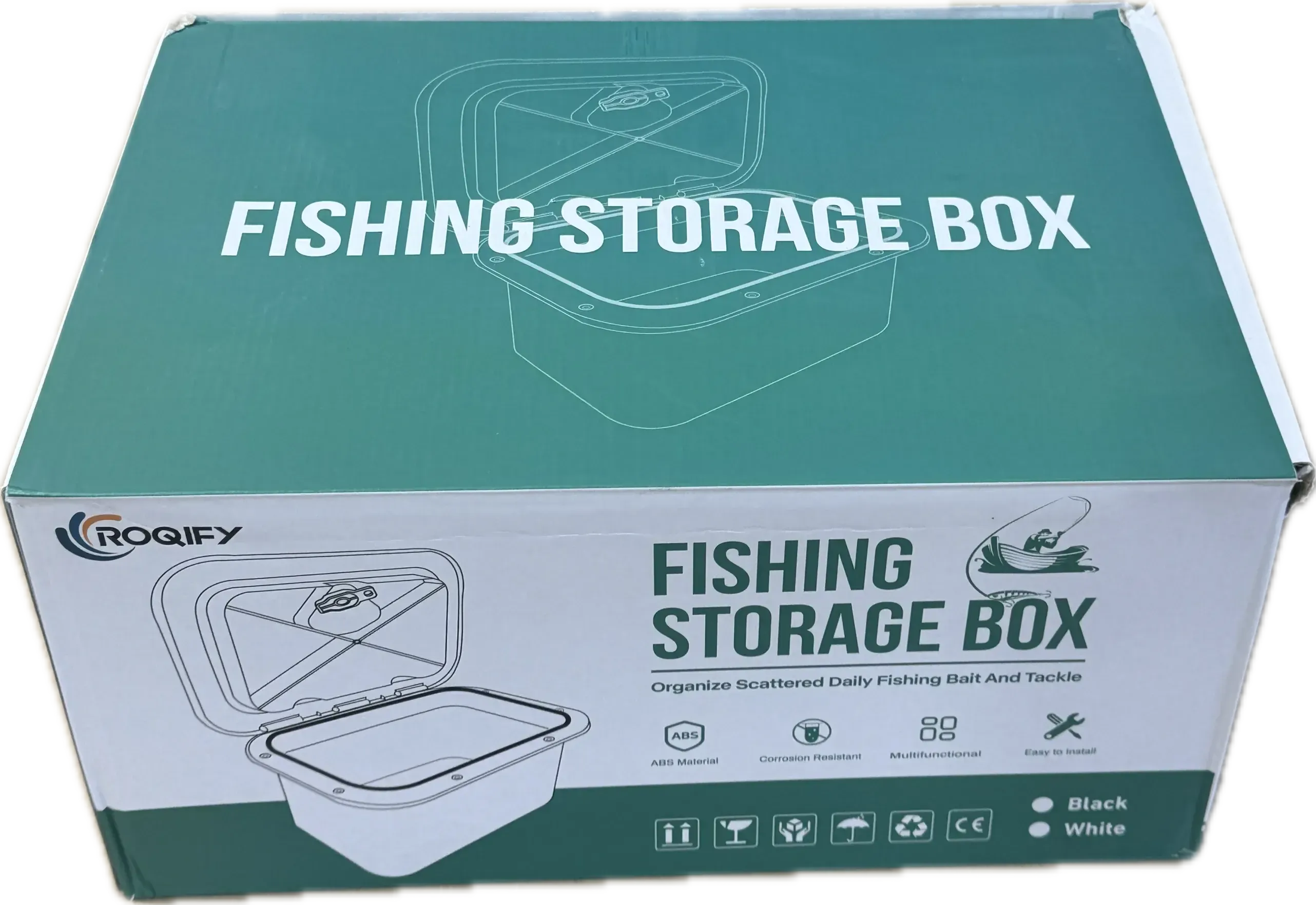 Boat Hatch with Tackle Box Storage (14.75