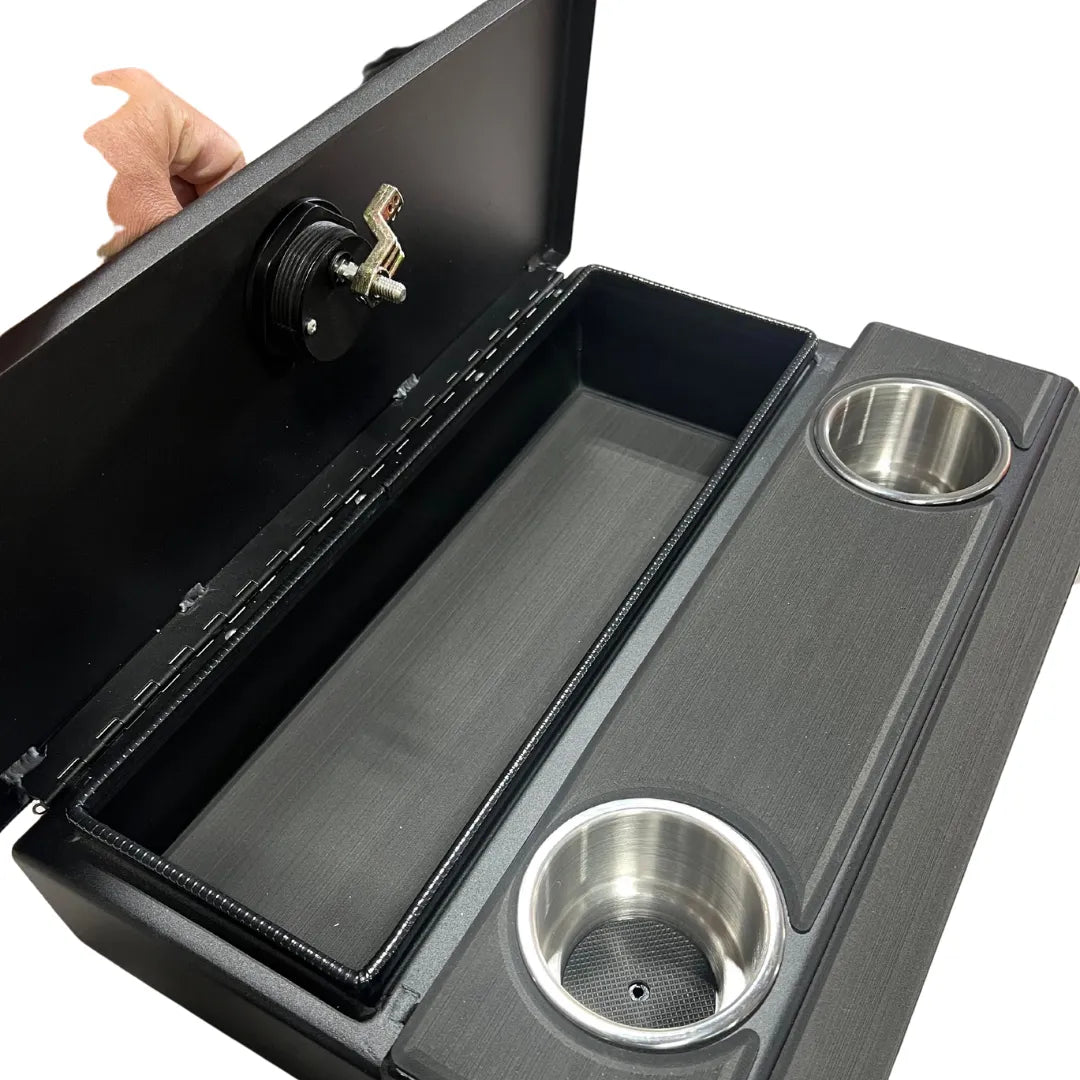 Center Storage Console with Dry Hatch