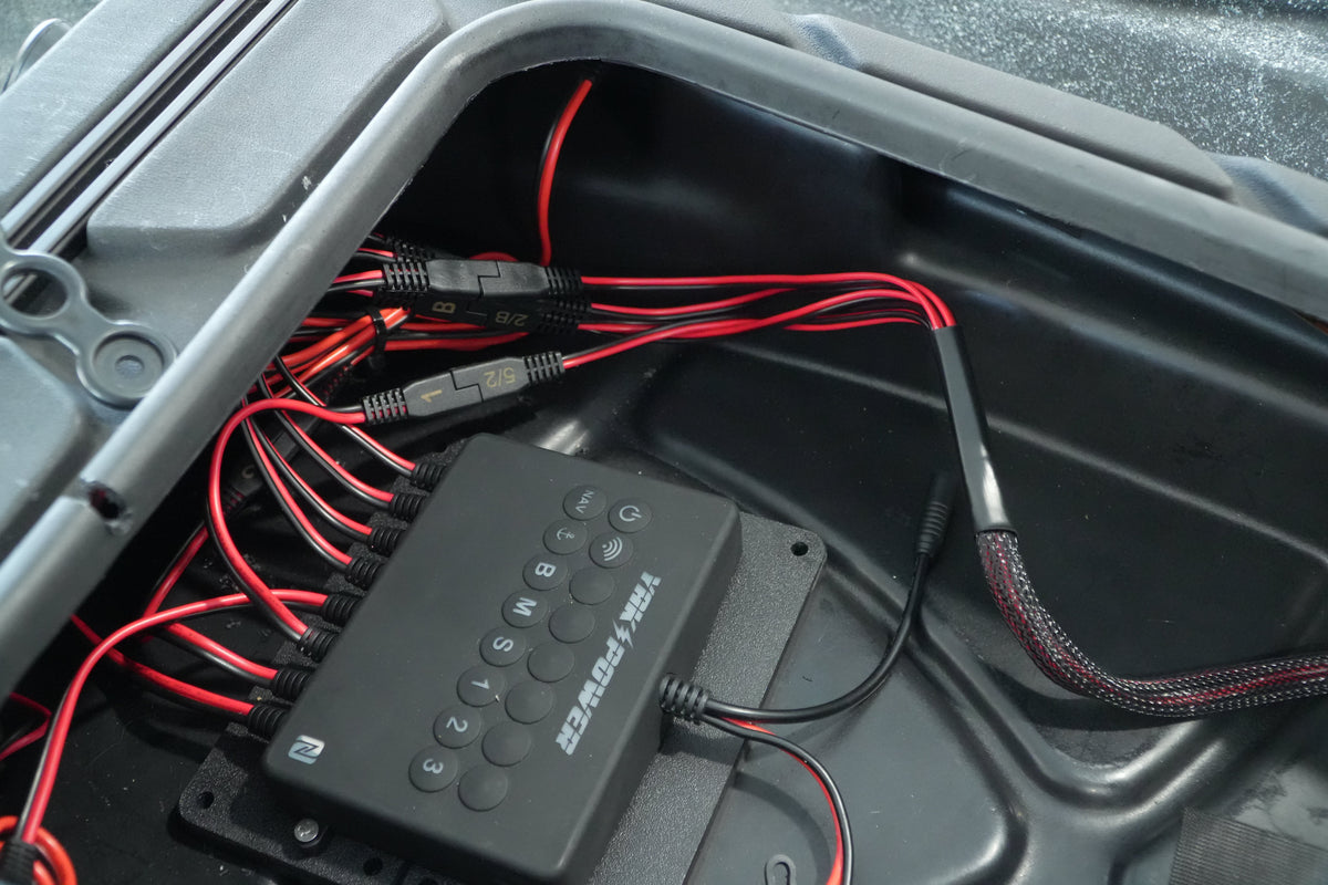 5 Circuit Heavy Duty, Waterproof, Quick Disconnect Kit - Panel Mount and Harness (YP-QD5)