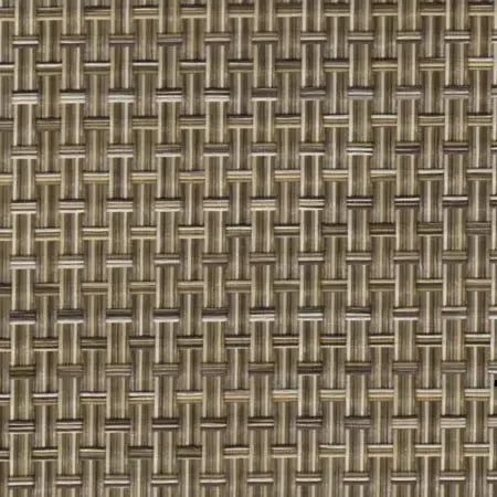 Close-up of DuraVinyl Marine Flooring, Catalina Series, showing a tightly woven tan and brown pattern.