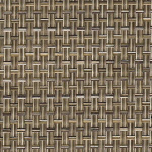 Close-up of DuraVinyl Marine Flooring, Catalina Series, showing a tightly woven tan and brown pattern.