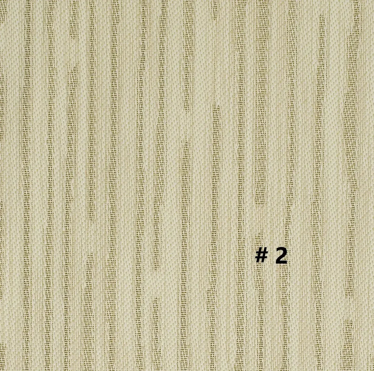 DuraVinyl Marine Flooring Monterey Series in a light beige, woven vinyl with subtle vertical stripes.