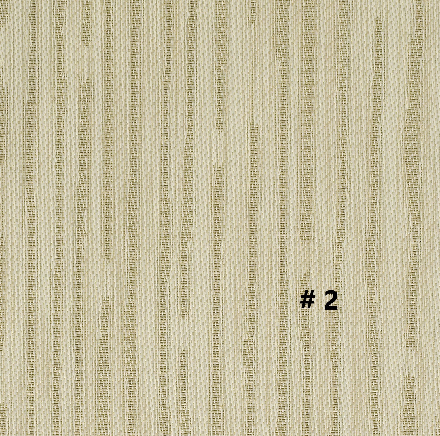 Light beige woven vinyl marine flooring with subtle vertical striped texture, 8.5' wide.