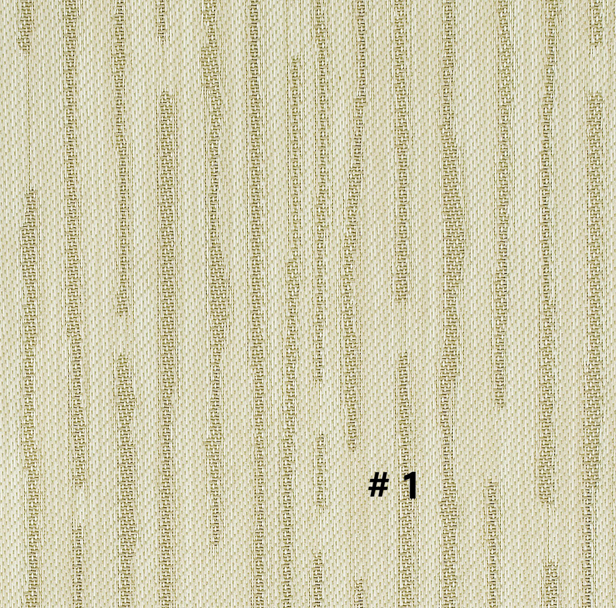 Light beige woven vinyl marine flooring with subtle vertical striped texture, 8.5' wide.