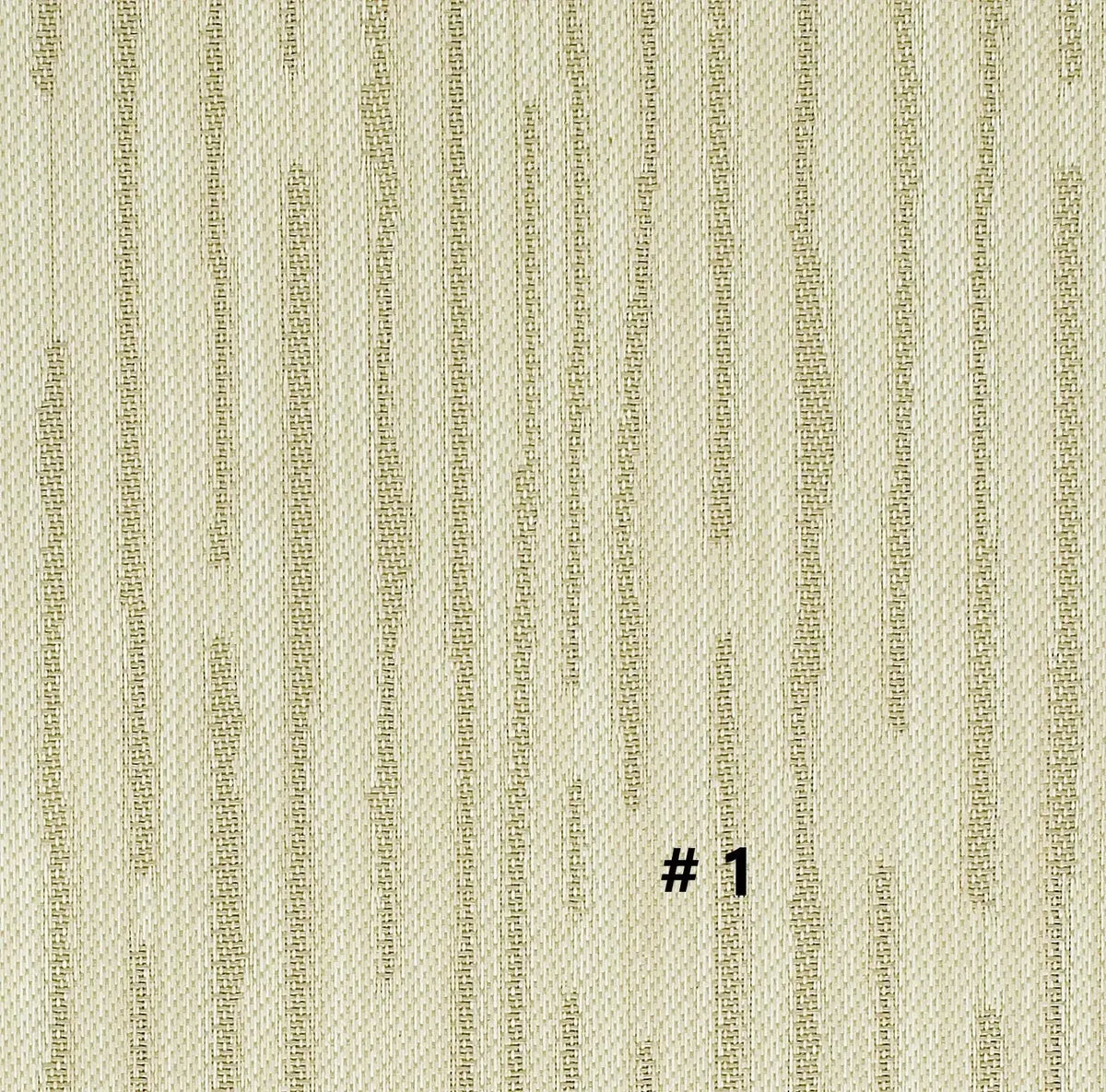 Light beige woven vinyl marine flooring with subtle vertical striped texture, 8.5' wide.