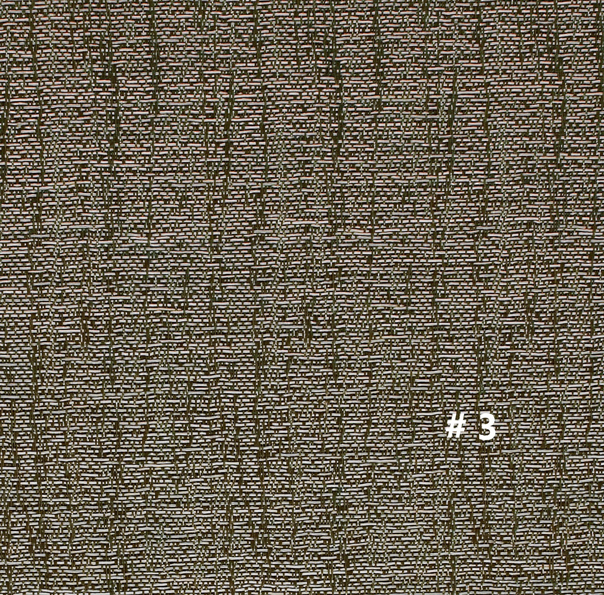 Close-up of DuraVinyl Marine Flooring Somerset Series, showing its dark olive green woven texture.