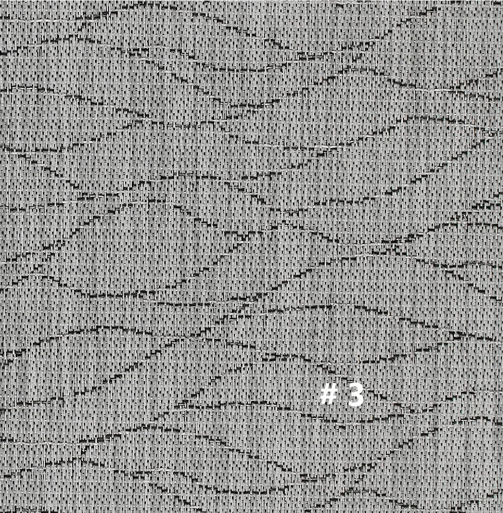 Gray DuraVinyl Marine Flooring, Ventura Series, with a subtle woven texture and wavy pattern.