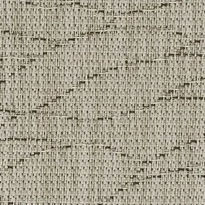 Close-up of DuraVinyl Marine Flooring Ventura Series, a light beige woven vinyl with subtle dark threads.