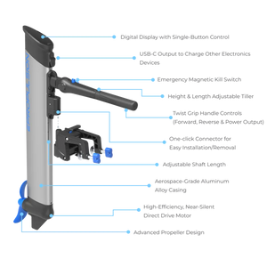 EPropulsion eLite 1.5hp 500W Electric Outboard Motor