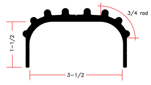 Rounded 2X4 (PHOENIX) XP Gatorbak Bunk System - Assembly Required