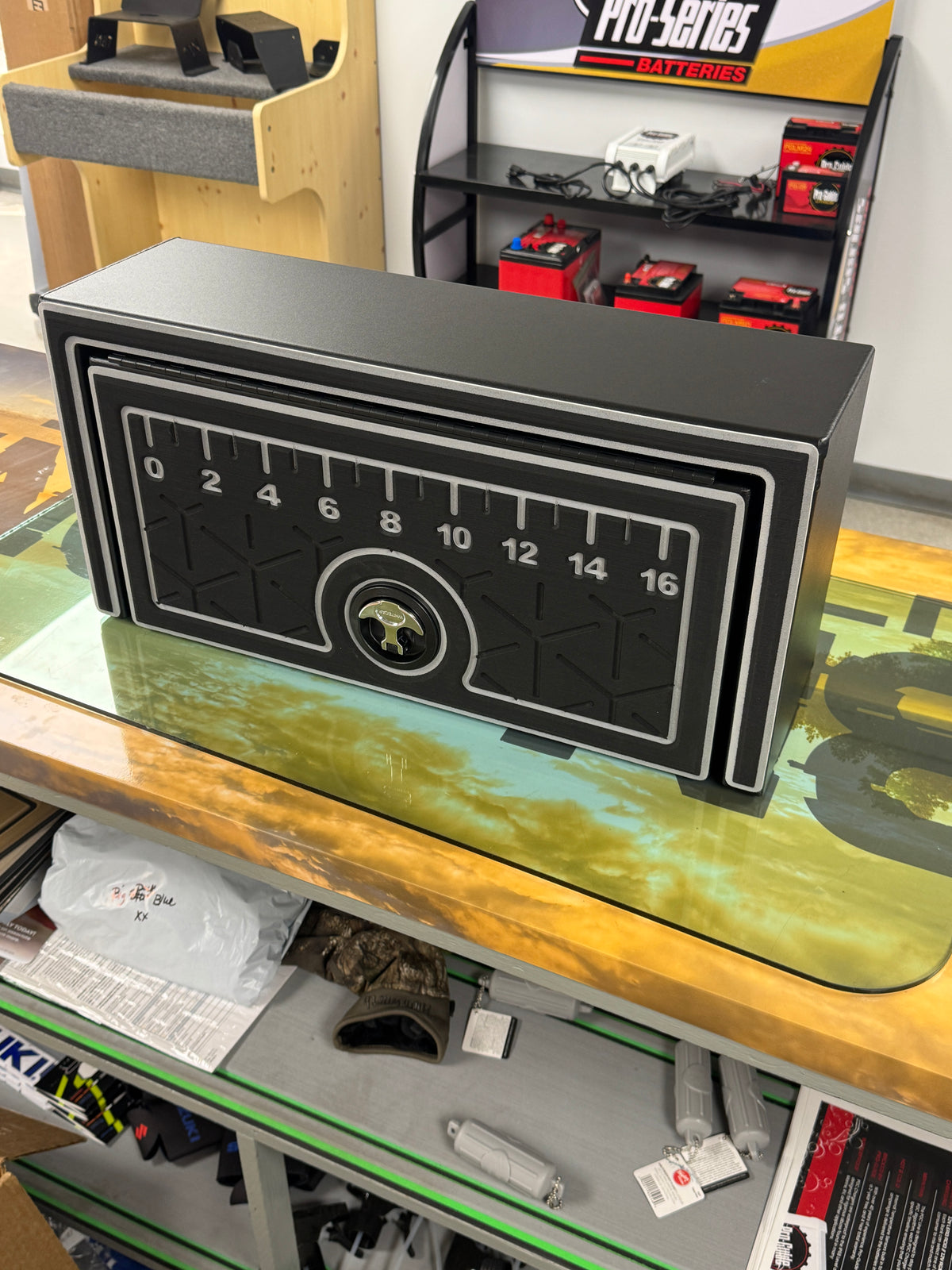 Heavy Duty CUSTOM Aluminum Step Box Console With Dry Hatch