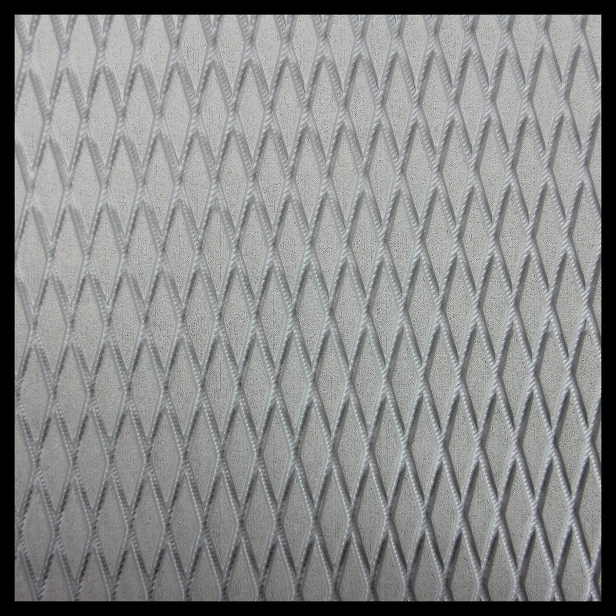 Light gray Hydro-Turf EVA foam traction mat with a molded diamond cut texture.