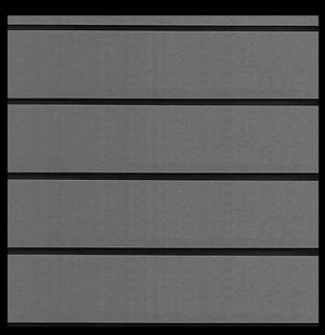 Gray 2-tone Hydro-turf sheet with wide groove teak cut pattern.