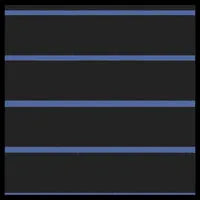 Black and blue two-tone HydroTurf EVA foam decking sheet with self-routed grooves.